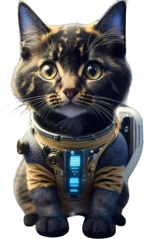 Berta, la gata astronauta de Go For