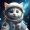 Firefly Gatito Marketer disfrazado de astronauta 29708