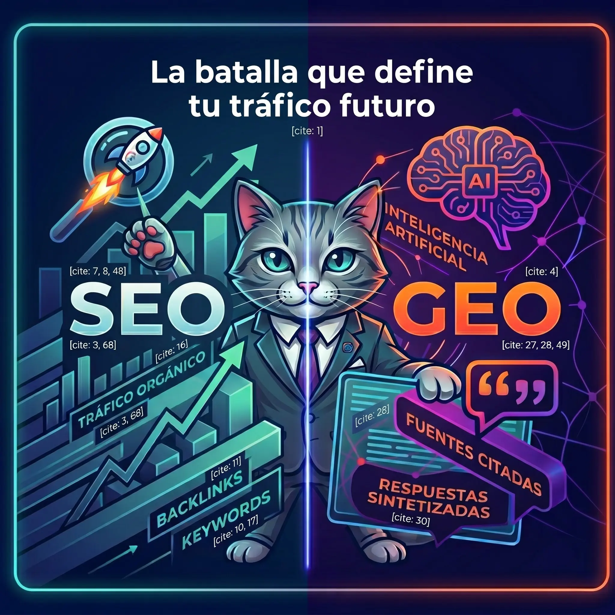 SEO vs GEO: La Batalla que Define tu Tráfico Futuro