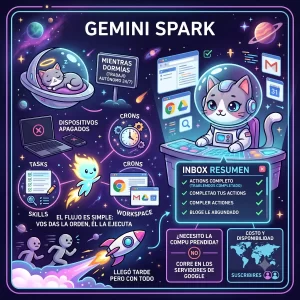 Gemini Spark: el agente de IA 24/7 que funciona sin PC