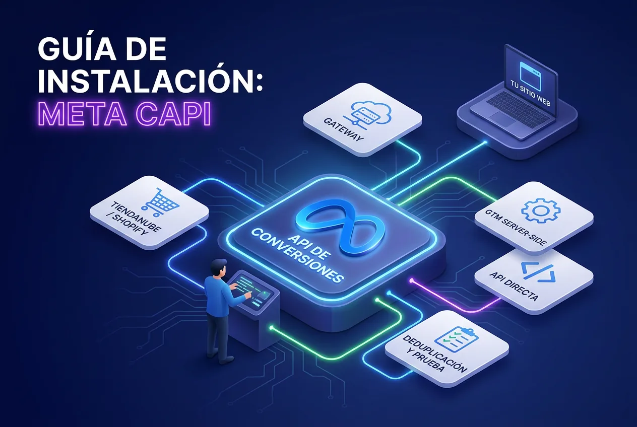 Ilustración: Cómo instalar la API de Conversiones de Meta paso a paso
