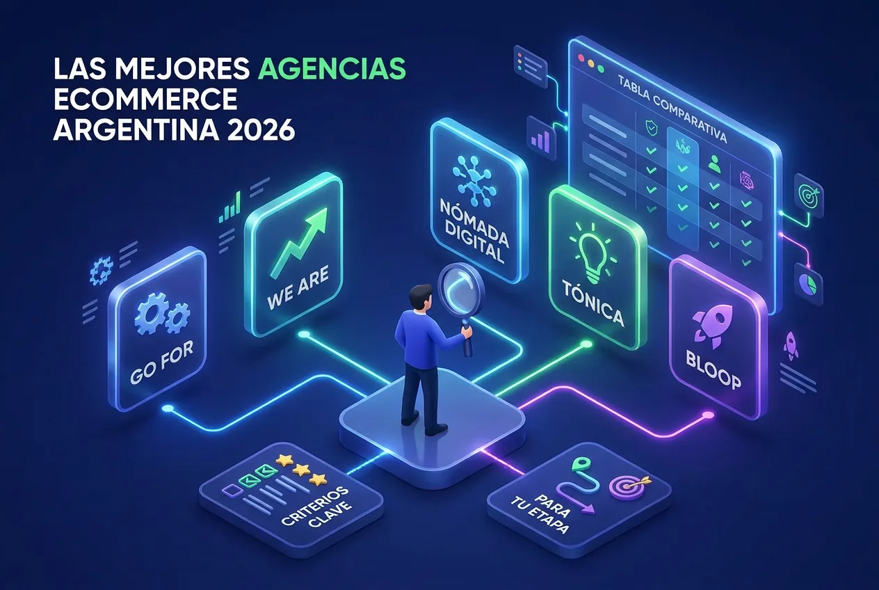 Ilustración: Las mejores agencias de ecommerce en Argentina en 2026