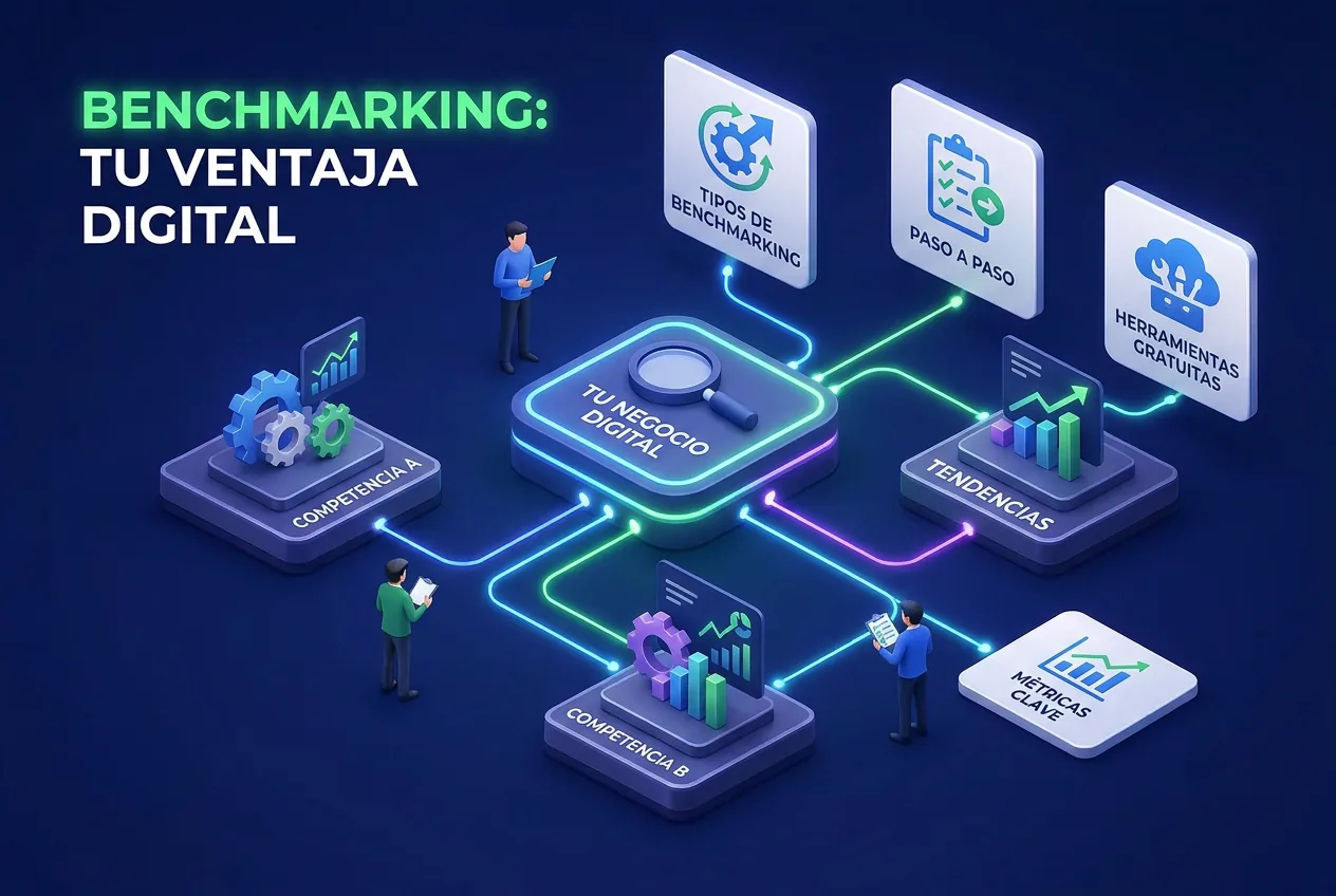Ilustración: Qué es benchmarking: tipos y cómo hacerlo en marketing digital