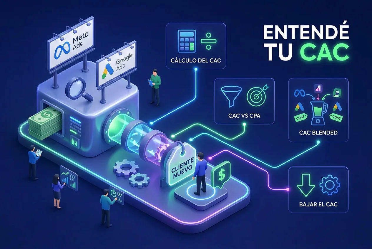 Ilustración: Qué es el CAC (costo de adquisición de cliente) y cómo se calcula