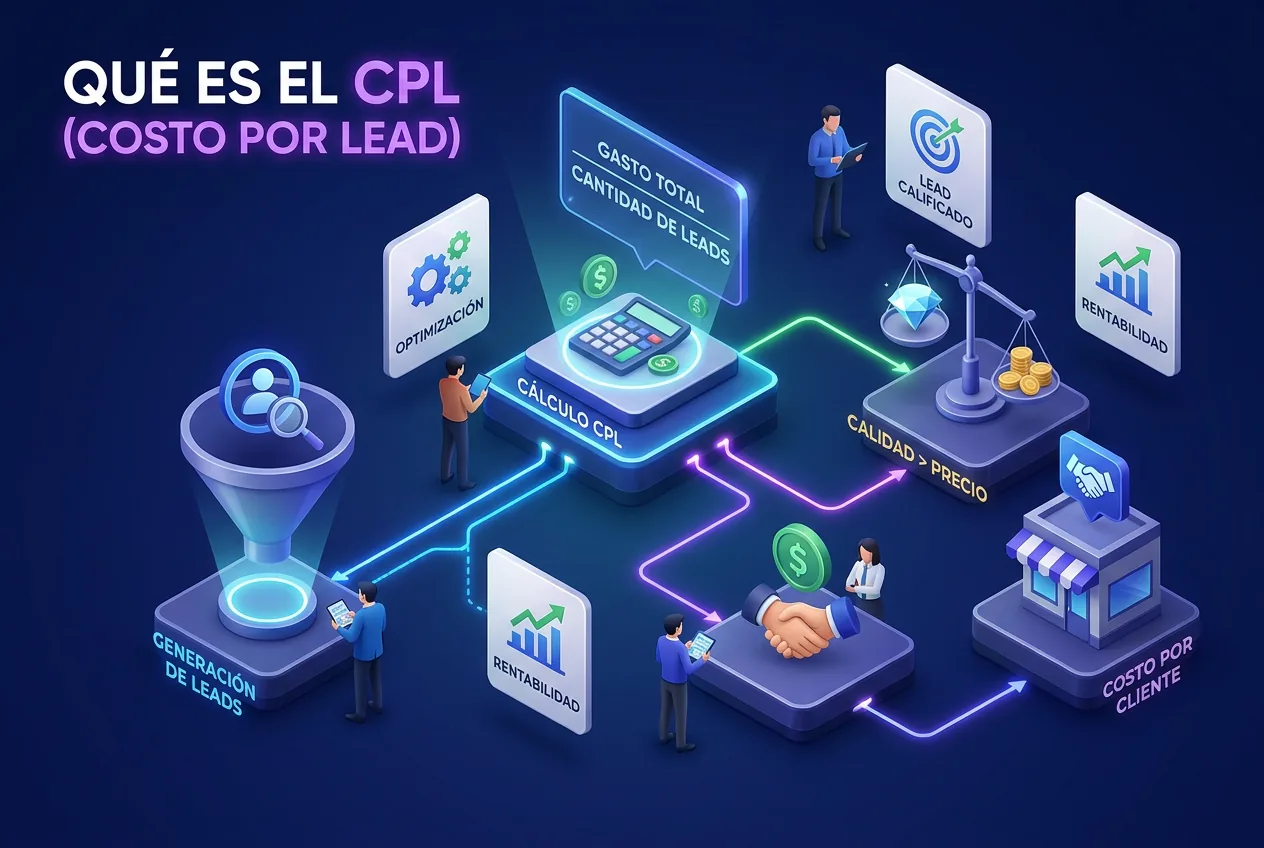 Ilustración: Qué es el CPL (costo por lead) y cómo se calcula