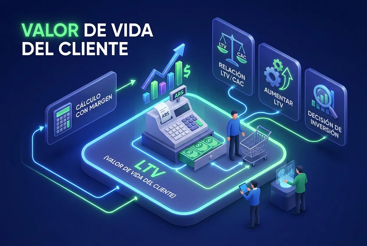 Ilustración: Qué es el LTV (valor de vida del cliente) y cómo se calcula