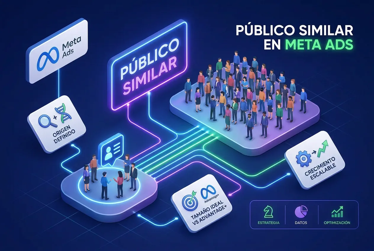 Ilustración: Qué es un público similar (lookalike) en Meta Ads y cómo usarlo