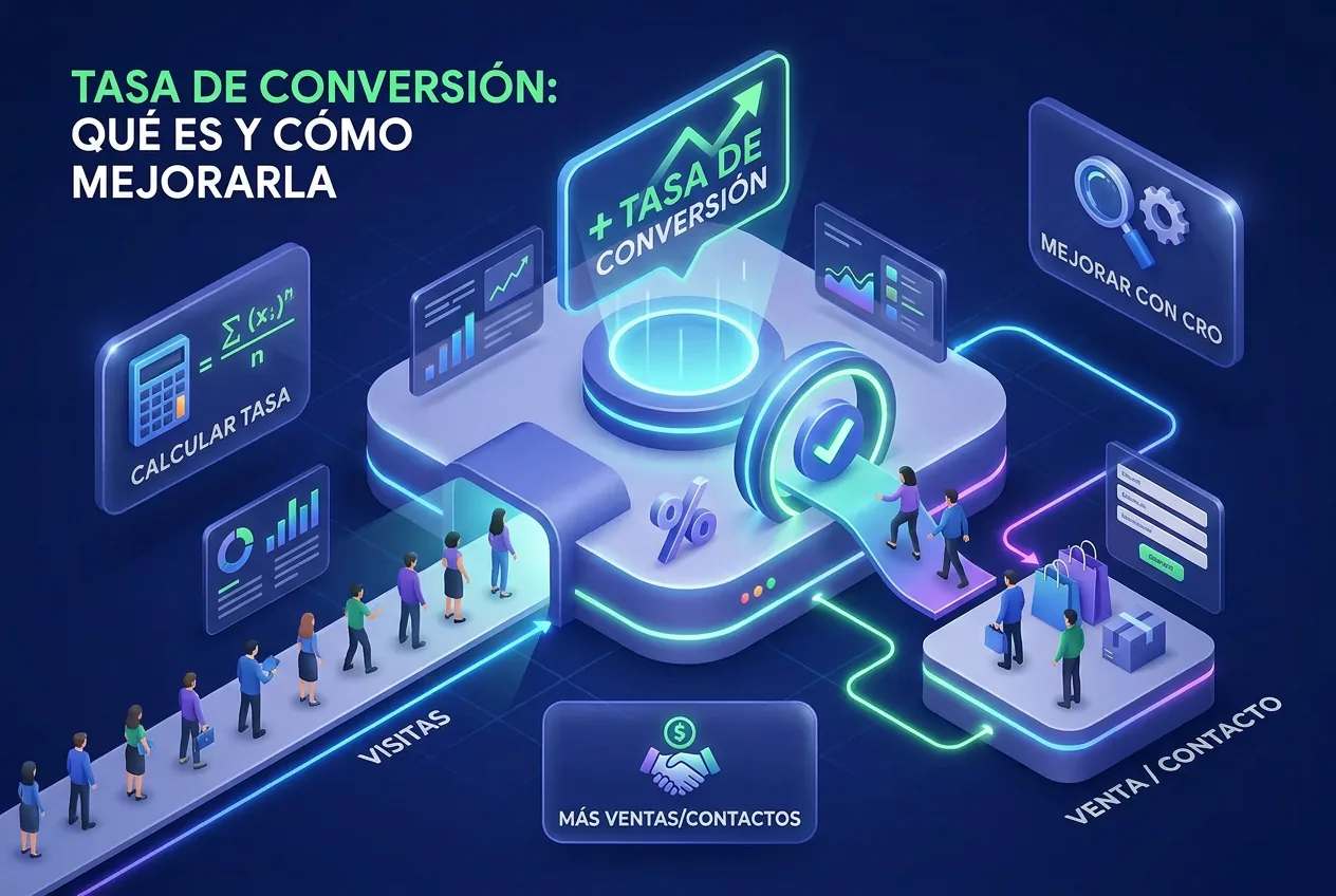 Ilustración: Tasa de conversión: qué es, cómo se calcula y cómo mejorarla en tu sitio