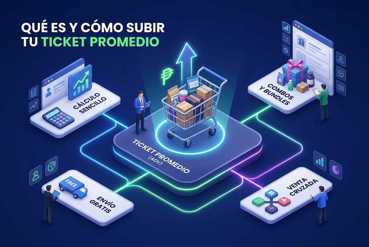 Ilustración: Qué es el ticket promedio (AOV) y cómo aumentarlo